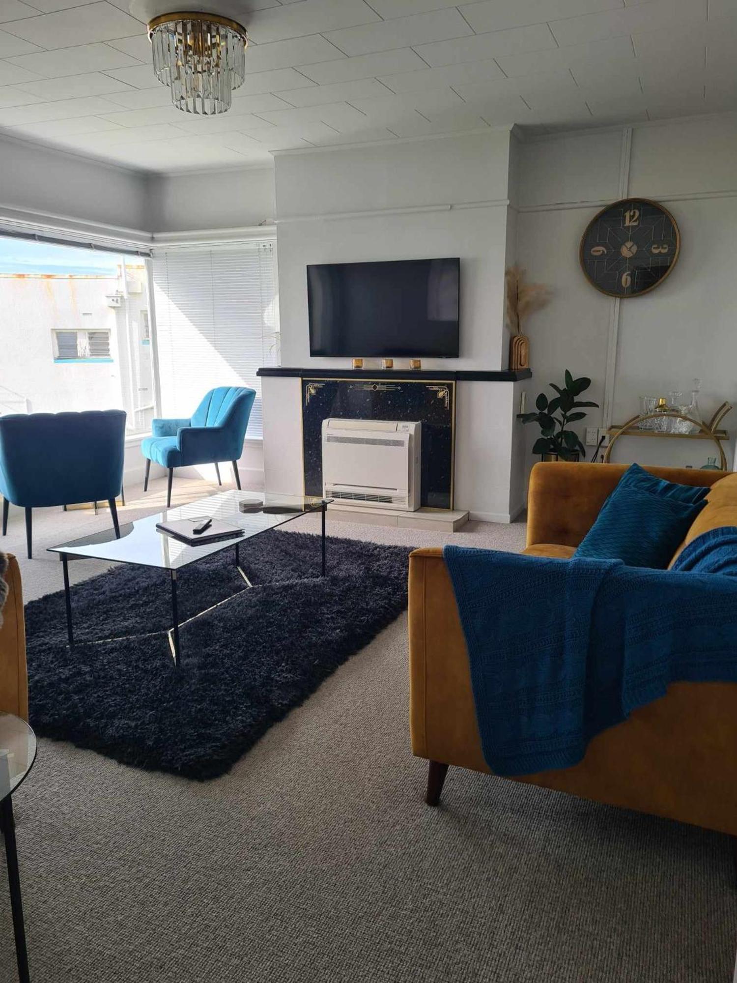 Art Deco Beauty On The Bay Hill Apartment Timaru Exterior foto